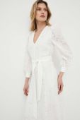 Сукня Ivy Oak колір білий maxi розкльошена (3176894)