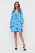 Сукня Ivy Oak mini розкльошена колір блакитний (3181970)