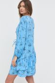 Сукня Ivy Oak mini розкльошена колір блакитний (3181970)