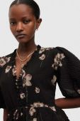 Сукня AllSaints колір чорний mini розкльошена (3153460)