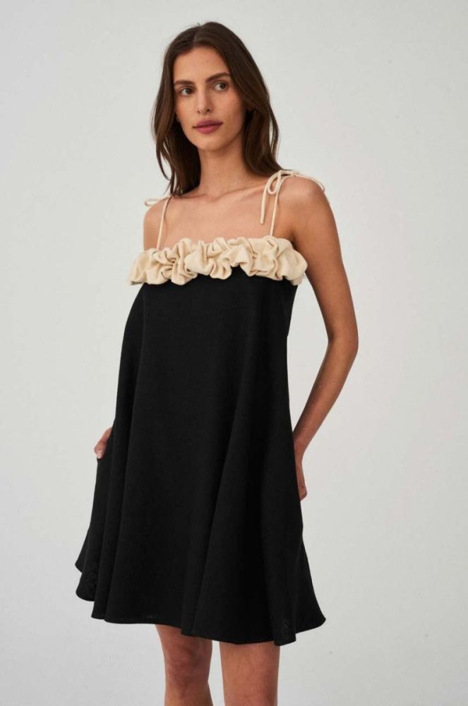 Сукня Undress Code Bambina колір чорний mini oversize фото 2