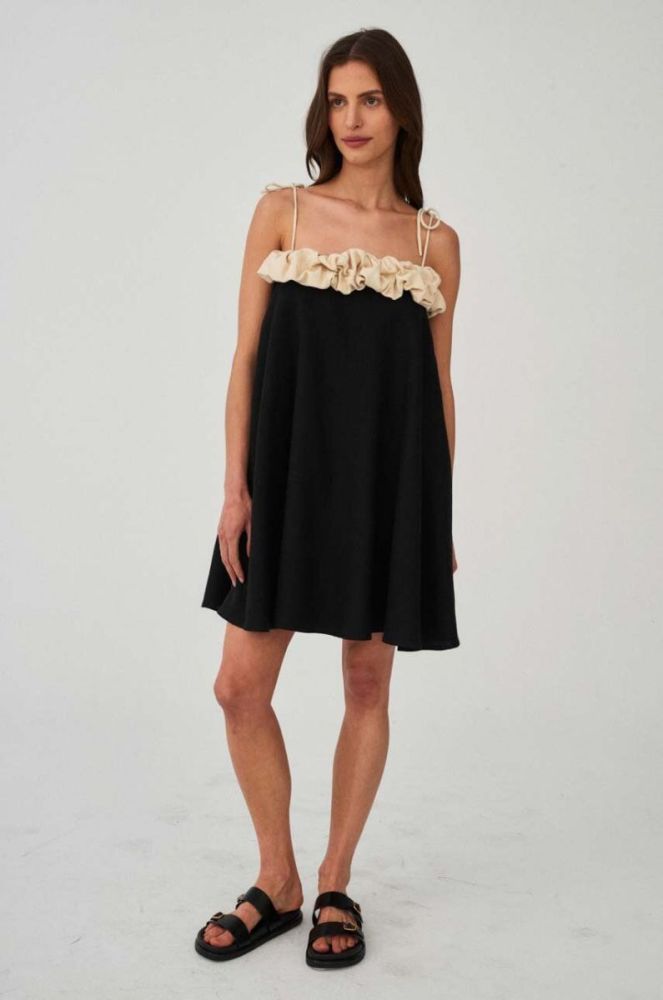 Сукня Undress Code Bambina колір чорний mini oversize фото 7