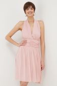 Сукня Artigli колір рожевий mini розкльошена (3212163)