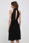 Сукня Artigli колір чорний mini розкльошена (3213365)