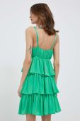 Сукня Artigli колір зелений mini розкльошена (3212394)