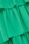 Сукня Artigli колір зелений mini розкльошена (3212394)
