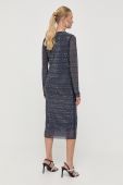 Сукня Patrizia Pepe колір синій midi пряма (3210824)