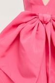 Сукня Bardot колір рожевий mini розкльошена (3320364)