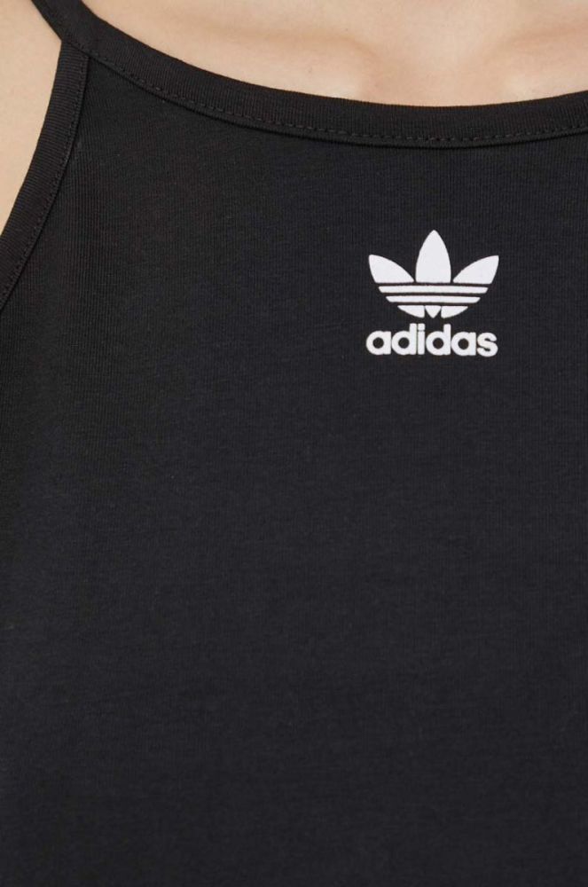 Сукня adidas Originals колір чорний mini облягаюча IB7401-black фото 5
