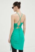 Сукня Gestuz колір зелений mini облягаюча (3258110)