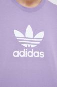 Бавовняна футболка adidas Originals колір фіолетовий (3323088)
