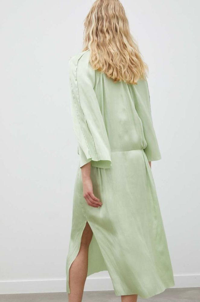 Сукня Day Birger et Mikkelsen Tess колір зелений midi oversize фото 3