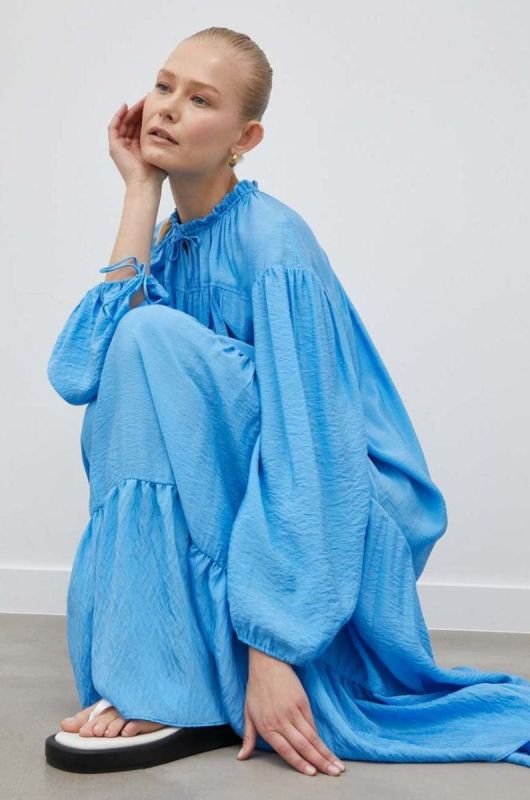 Сукня 2NDDAY maxi oversize колір блакитний