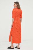 Сукня 2NDDAY колір помаранчевий maxi розкльошена