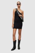 Сукня AllSaints колір чорний mini облягаюча (3363735)