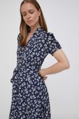 Сукня Lauren Ralph Lauren колір синій midi розкльошена (3391821)