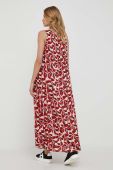 Сукня United Colors of Benetton колір червоний maxi розкльошена