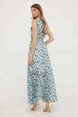 Сукня Morgan maxi розкльошена колір блакитний (3455667)