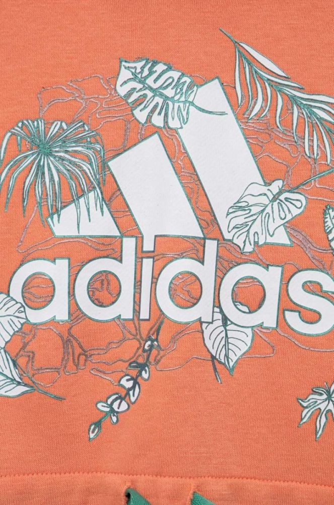 Дитяча сукня adidas G SUM колір помаранчевий mini пряма фото 3