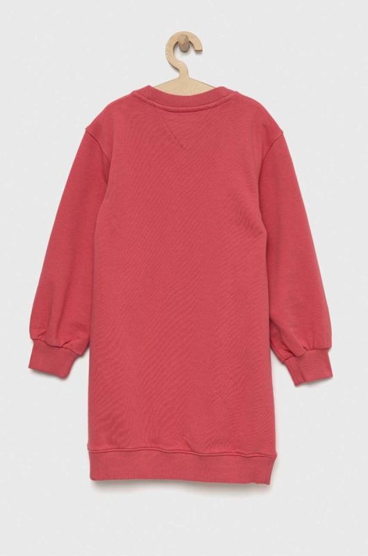 Дитяча сукня Tommy Hilfiger колір рожевий mini пряма (3140968) фото 2