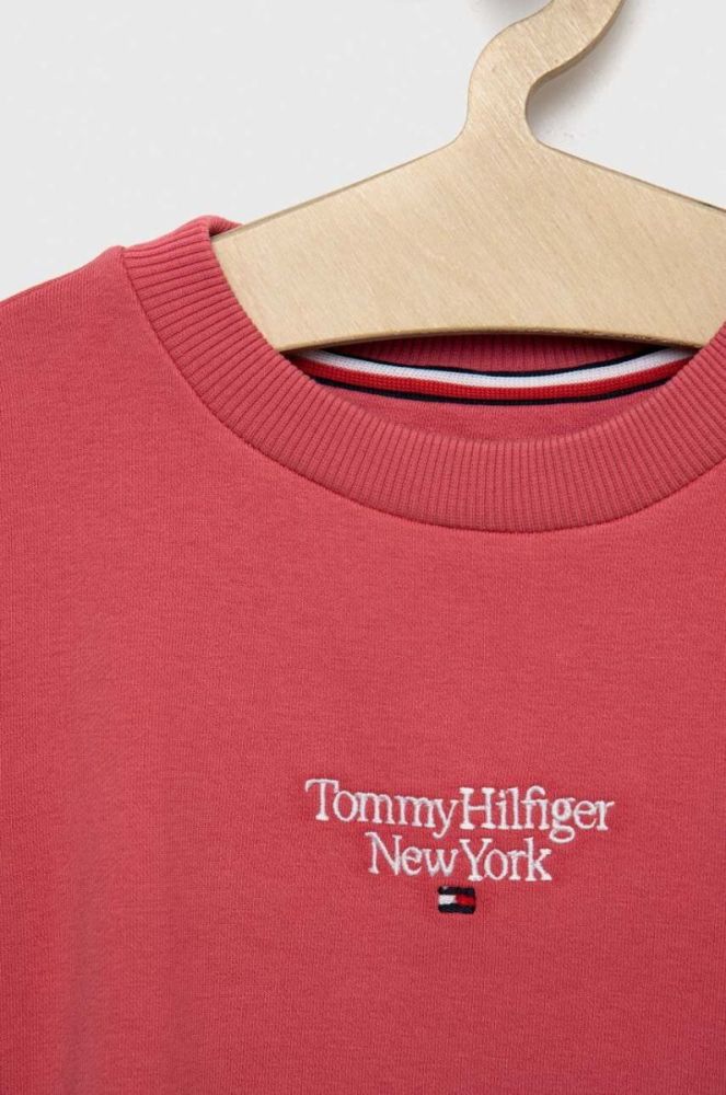Дитяча сукня Tommy Hilfiger колір рожевий mini пряма (3140968) фото 3