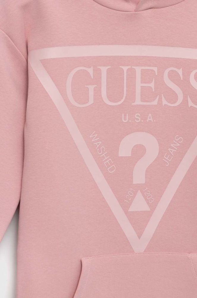 Дитяча сукня Guess колір рожевий mini пряма (2851343) фото 3