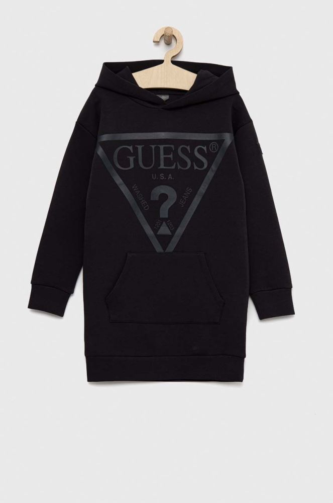 Дитяча сукня Guess колір сірий mini пряма