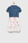 Дитяча сукня Guess mini розкльошена колір блакитний (2940178)