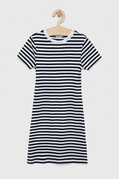 Дитяча сукня Guess колір синій mini пряма (2933847)