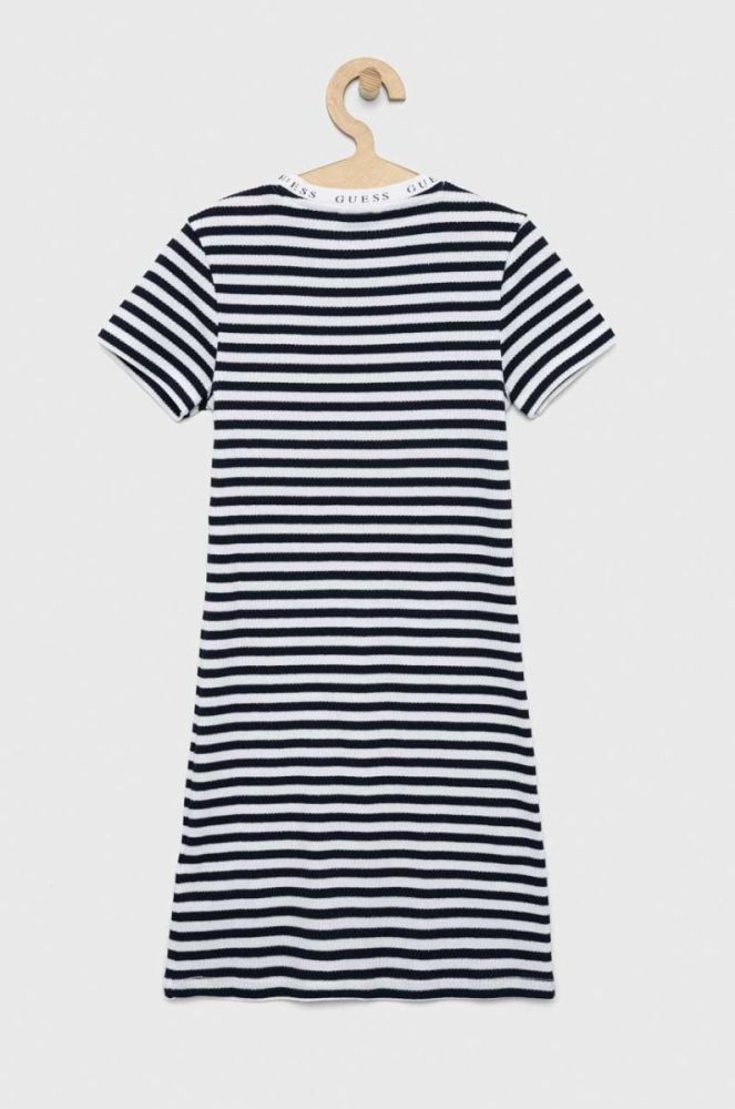 Дитяча сукня Guess колір синій mini пряма (2933847) фото 2