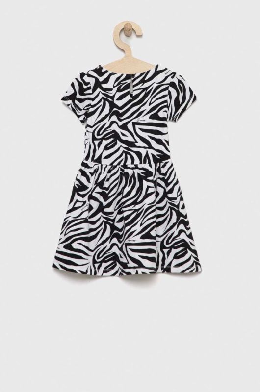 Дитяча сукня Guess колір чорний mini розкльошена (2856873) фото 2