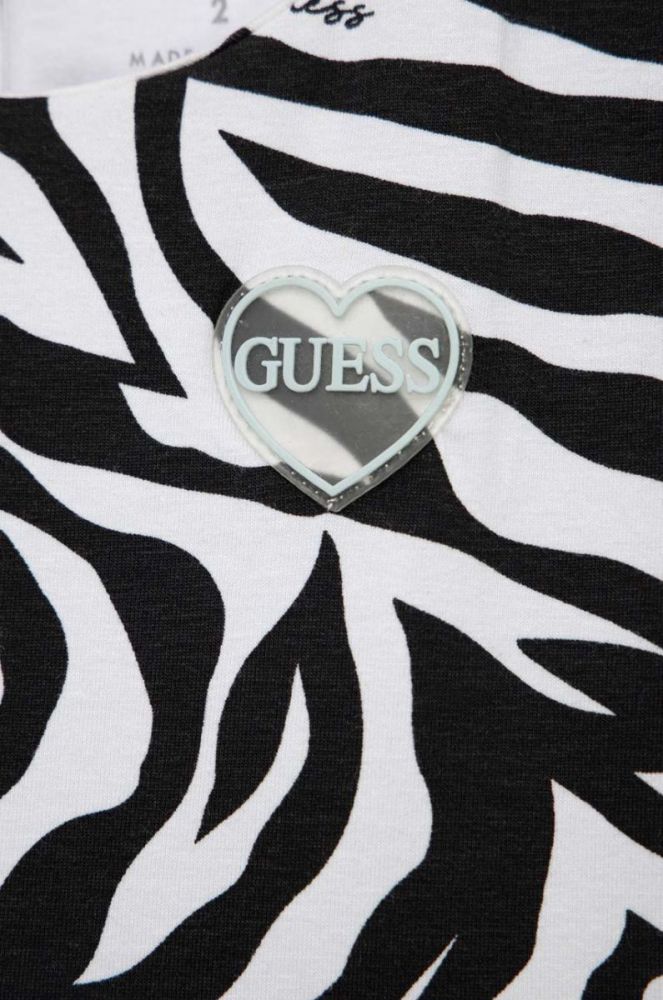 Дитяча сукня Guess колір чорний mini розкльошена (2856873) фото 3