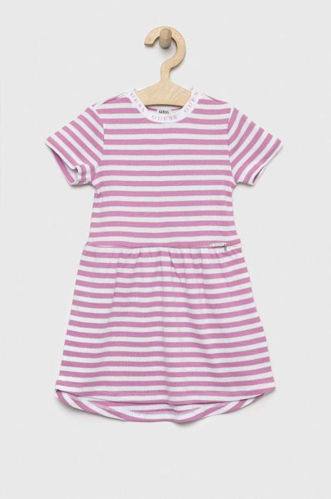 Дитяча сукня Guess колір рожевий mini розкльошена (2915236)