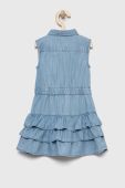 Дитяча сукня Guess mini розкльошена колір блакитний (2915254)
