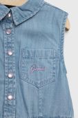 Дитяча сукня Guess mini розкльошена колір блакитний (2915254)
