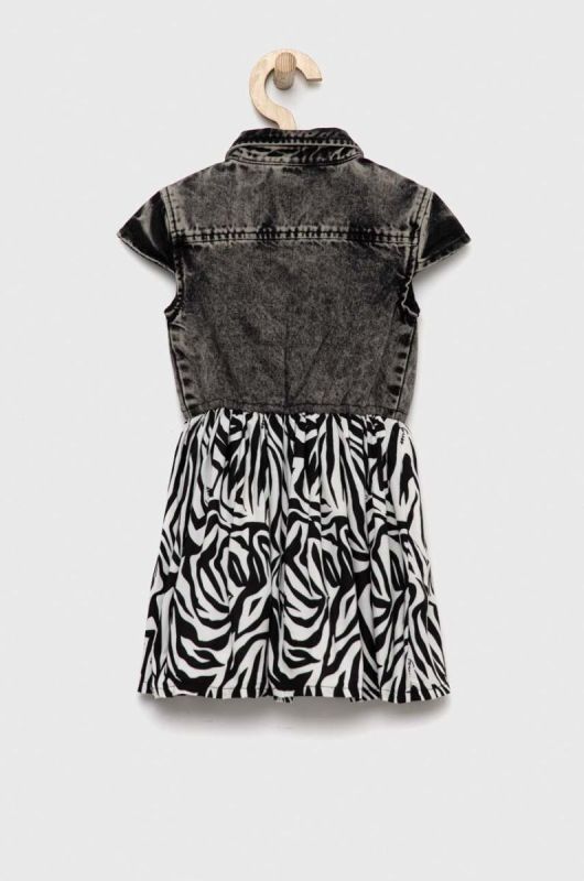 Дитяча сукня Guess колір чорний mini розкльошена (2909719) фото 2