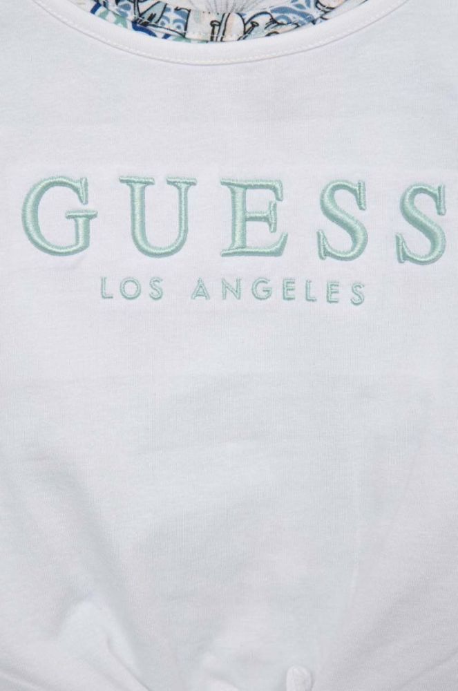 Дитяча сукня Guess колір зелений mini розкльошена (3028902) фото 3