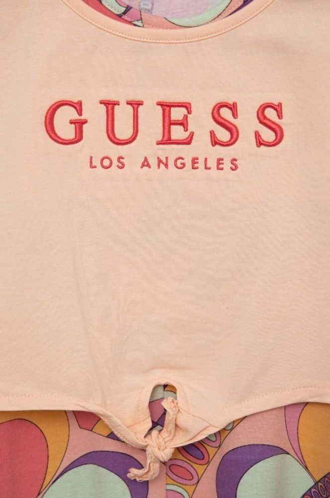 Дитяча сукня Guess колір помаранчевий mini розкльошена (3028885) фото 3