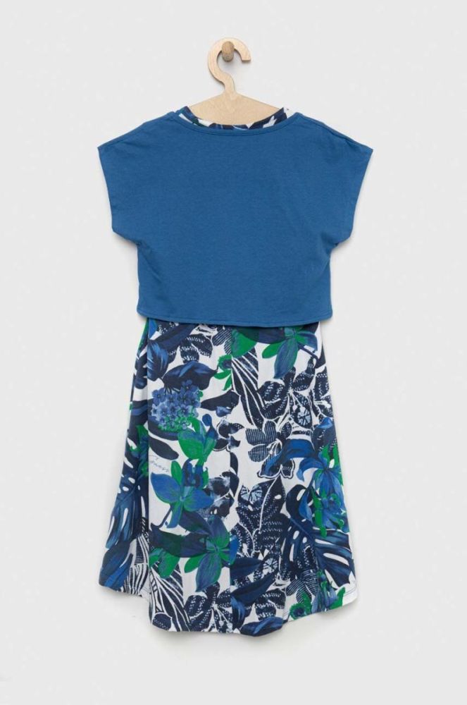 Дитяча сукня Guess колір бірюзовий mini розкльошена (3028893) фото 2