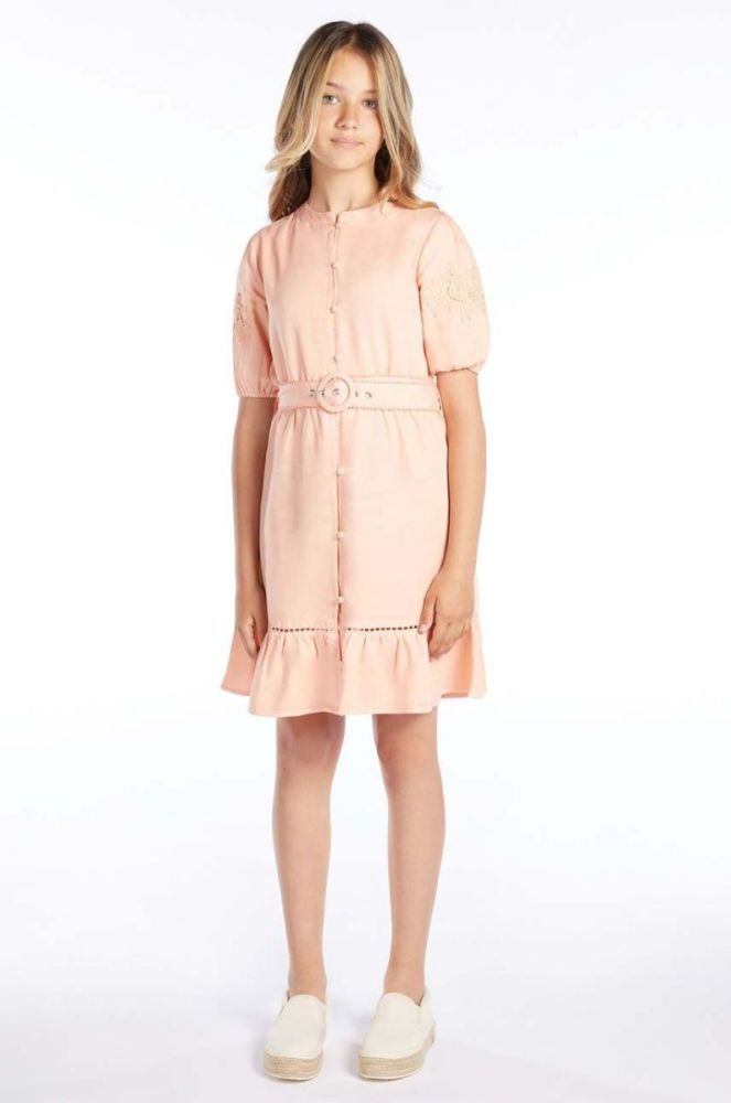 Дитяча сукня Guess колір помаранчевий mini розкльошена (3078483) фото 6