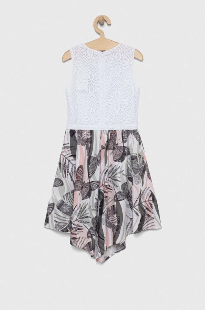 Дитяча сукня Guess колір білий mini розкльошена (3009307) фото 2