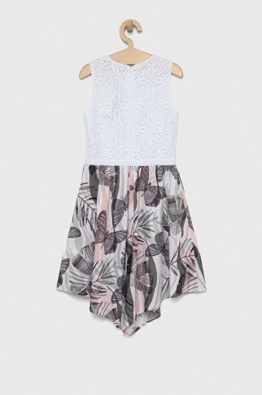 Дитяча сукня Guess колір білий mini розкльошена (3009307) фото 2