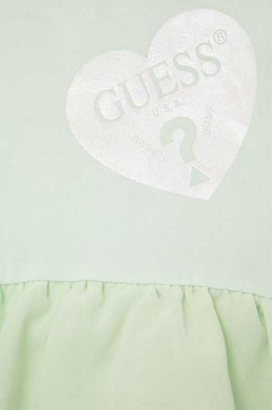 Сукня для немовлят Guess колір бірюзовий mini розкльошена (3046122) фото 3