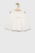 Дитяча бавовняна сукня Jamiks колір білий mini розкльошена (3020168)