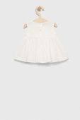 Дитяча бавовняна сукня Jamiks колір білий mini розкльошена (3020168)