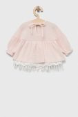 Дитяча бавовняна сукня Jamiks колір рожевий mini розкльошена (3234024)