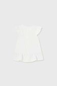 Сукня для немовлят Mayoral Newborn колір білий mini пряма