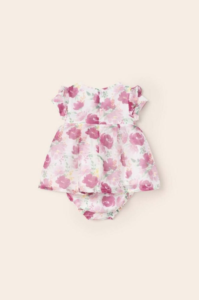 Сукня для немовлят Mayoral Newborn колір фіолетовий mini розкльошена (3148299) фото 3