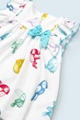 Дитяча бавовняна сукня Mayoral Newborn колір бірюзовий mini розкльошена (2961931)