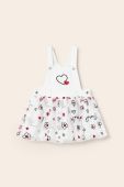 Сукня для немовлят Mayoral колір білий mini розкльошена (3071475)